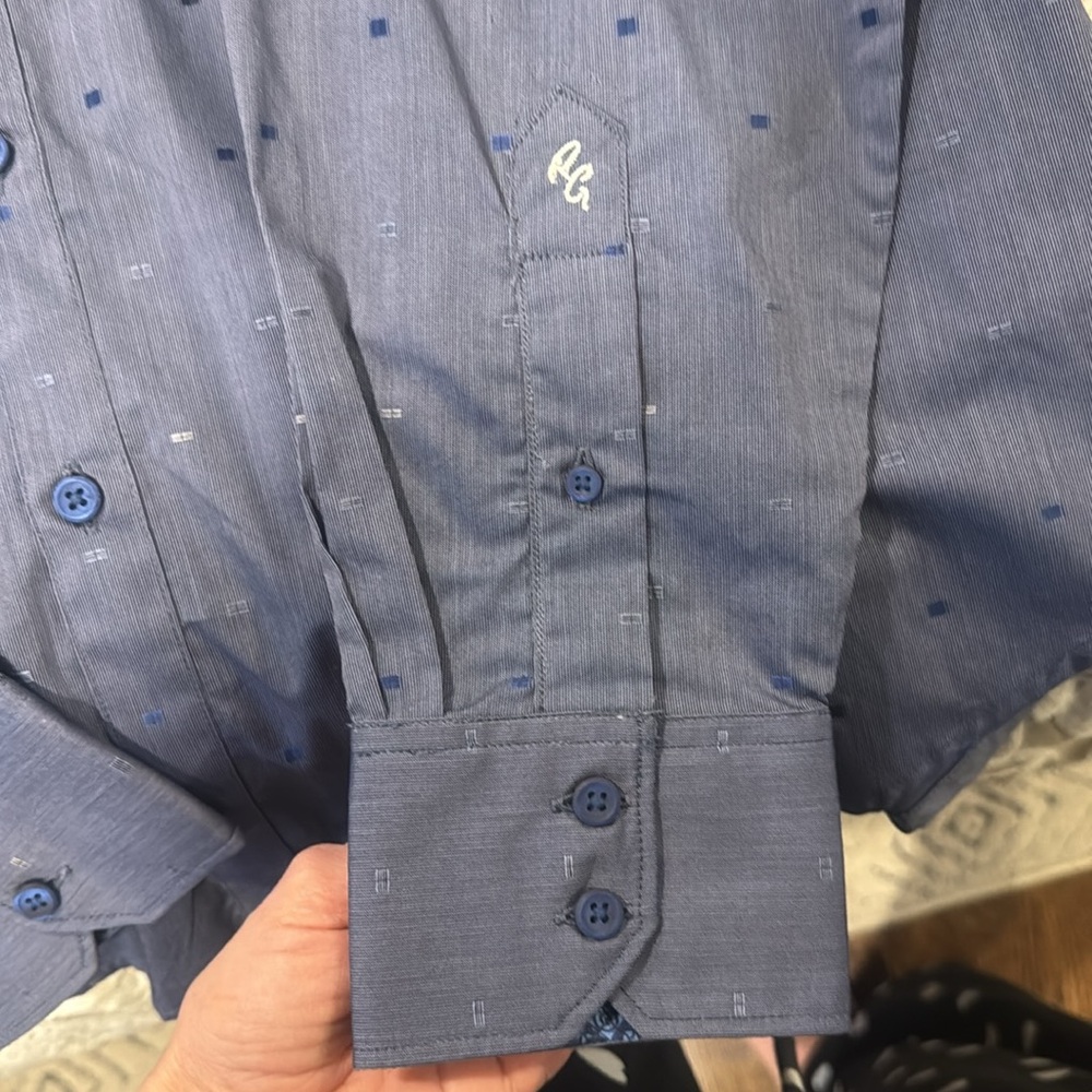Robert Graham Blue Men's Shirt - Picture 2 of 4